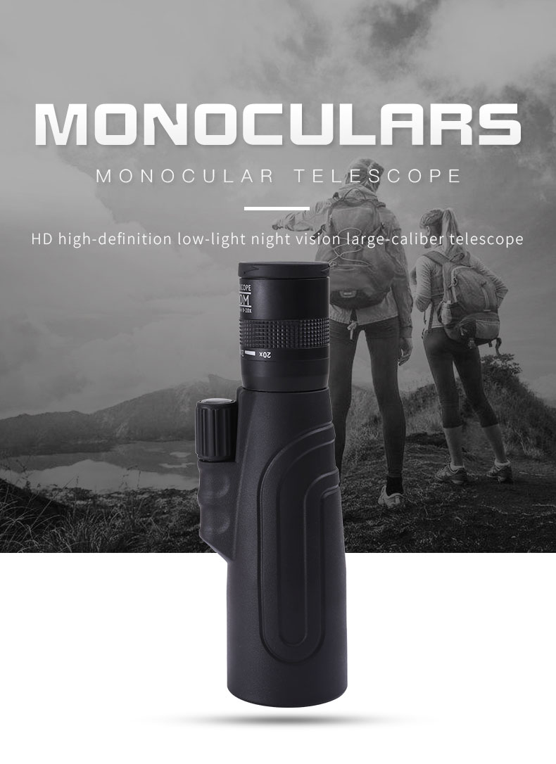 Compact Μονόκυαλο Super Zoom 8-20x50 με Ρύθμιση Μυωπίας, Κοντινή Εστίαση / Near Focus, Night Vision, BAK4 FMC Πρίσματα, Τηλεσκόπιο profitstore